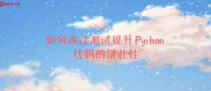 如何通过测试提升 Python 代码的健壮性-CmdEye技术交流博客